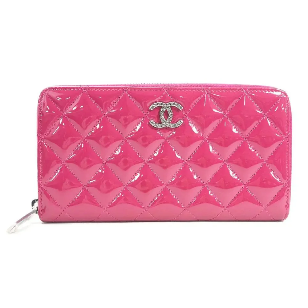 Auth Chanel Matelasse Cc Logo Long #78240C80B - Picture 1 of 12